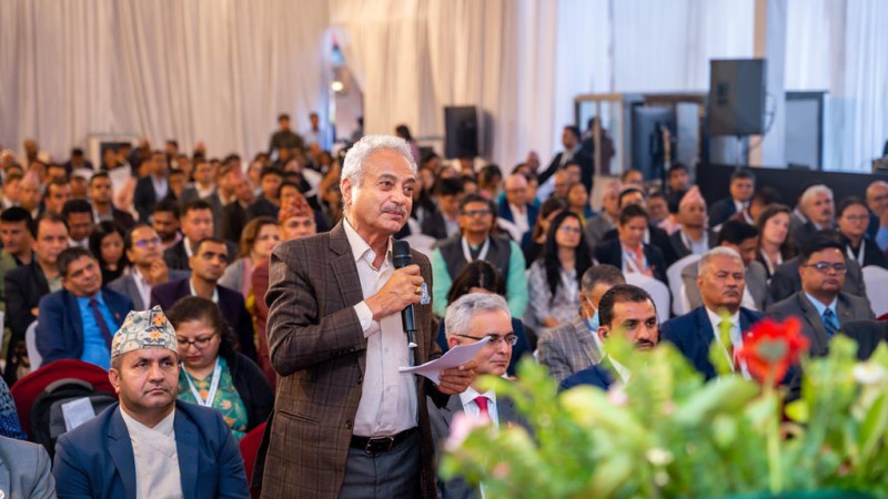 NTNC Chairperson at the panel on the 